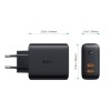 AUKEY PA-D2 mobile device charger 36W Black Indoor