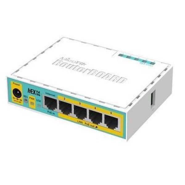 NET ROUTER 10/100M 5PORT HEX/POE LITE ...