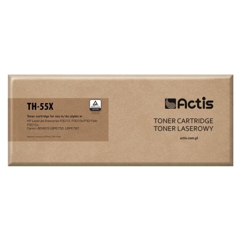 Actis TH-55X toner (replacement for HP 55X CE255X, Canon CRG-724H; Standard; 12500 pages; black)