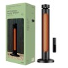 Mill CBOC20FLOOR Oscilliating Infrared Outdoor Heater, 2000 W, Black | Mill