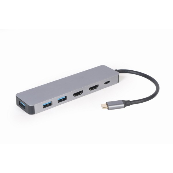 Gembird A-CM-COMBO3-03 USB Type-C 3-in-1 multi-port ...