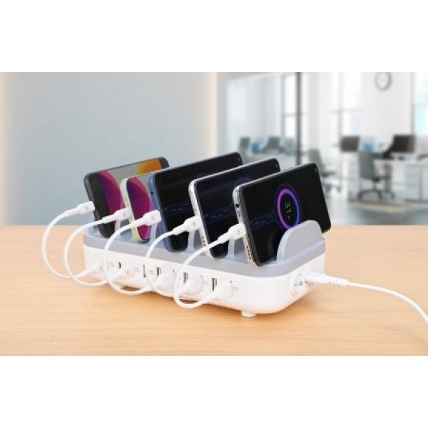 Manhattan Charging Station, 10x Ports: 3x ...