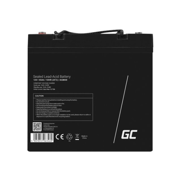 GREENCELL battery AGM VRLA 12V 55Ah