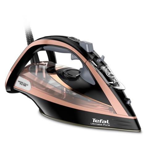 TEFAL | Steam Iron | FV9845 | Steam Iron | 3200 W | Water tank capacity 350 ml | Continuous steam 60 g/min | Black/Rose Gold