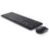 Dell | Keyboard and Mouse | KM3322W | Keyboard and Mouse Set | Wireless | Batteries included | LT | Black | Wireless connection