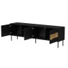 Cama INSERTO 3D1W TV cabinet 190x40x61.5 black + LED