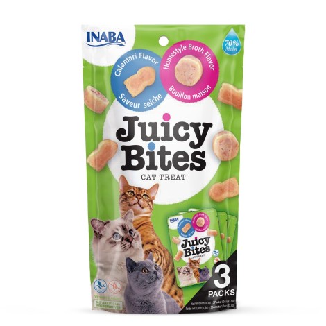 INABA Juicy Bites Homestyle broth and Calamari - cat treats - 3x11,3 g