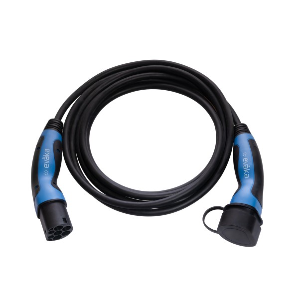 Evaka EV charging cable Type2-Type2, 22kW, ...
