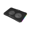 Genesis Laptop Cooler Cooling Pad Fury Gunbai G3 Fans, RGB LED Light, 2 USB, 14.1-17.3