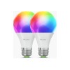 Nanoleaf Essentials Smart A60 Bulb E27 Matter WiFi 9W 900Lm RGBCW 2700-6500K, 2pcs pack | Nanoleaf Essentials Smart A60 Bulb Matter WiFi 900Lm 2700-6500K, 2pcs pack | E27 | 9 W | RGBCW
