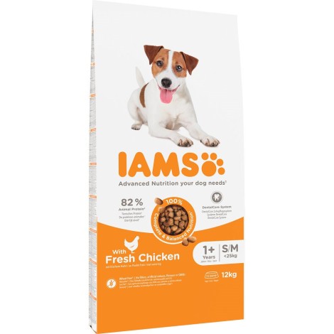 IAMS for Vitality Adult Small & Medium - dry dog ​​food - 12 kg