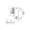 Whirlpool WH6IC11BS7LA0 Dishwasher, Built-in, C, Width 45 cm, 9 place settings, Black