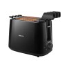 Philips | Daily Collection Toaster | HD2583/90 | Number of slots 2 | Housing material Plastic | Black