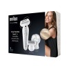 Braun Epilator | SES9-030 3D Silk-Epilk 9 Flex | Operating time (max) 50 min | Number of power levels 2 | Wet & Dry | White/Rose