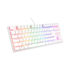 Genesis THOR 303 | Mechanical Gaming Keyboard | Wired | US | White | USB Type-A | Outemu Peach Silent