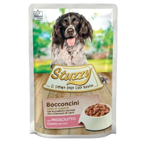 STUZZY Chunks with ham - wet dog food - 100 g