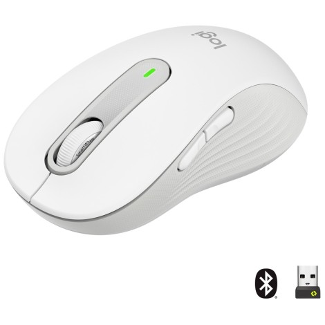 Logitech Signature M650 L Wireless mouse 2000 DPI, white