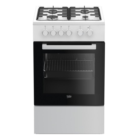 Beko FSS52020DW cooker Freestanding cooker Gas White A