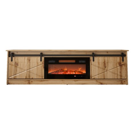 RTV GRANERO + fireplace cabinet 200x56.7x35 oak wotan