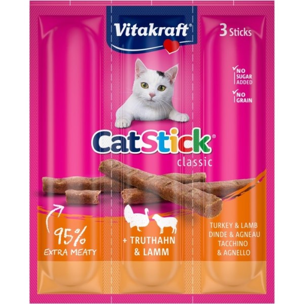 VITAKRAFT Cat Stick Turkey and lamb ...