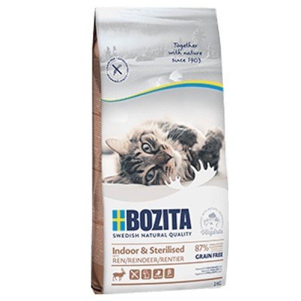 Bozita Indoor&Sterilised Grain free Reindeer  ...