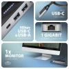AXAGON HMC-6GLN USB 5Gbps hub, 2x USB-A, USB-C, HDMI 4k/60Hz, RJ-45