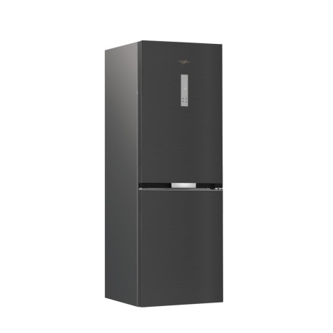 Whirlpool Refrigerator | WHK 26362 XBR4E | Energy efficiency class E | Free standing | Combi | Height 186.5 cm | No Frost system | Fridge net capacity 201 L | Freezer net capacity 106 L | Display | 37 dB | Black