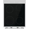 Gorenje | Cooker | GECS5C70WA | Hob type Vitroceramic | Oven type Electric | White | Width 50 cm | Grilling | LED | Depth 59.4 cm | 70 L