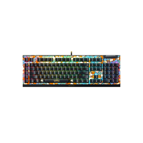Razer BlackWidow V4 X | Mechanical Gaming Keyboard | Wired | US | Pokémon Edition | Razer Green Mechanical Switches (Clicky)