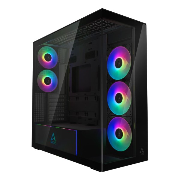 Case|ARCTIC|Xtender (Mirror Black)|MidiTower|Case product features Transparent ...