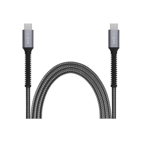 Fixed | Armor Cable USB-C/USB-C, 1.2 m, 240W | FIXDA-CC12-GR