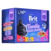 BRIT Cat Pouches Family Plate - wet cat food - 12 x 100g