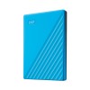 External HDD|WESTERN DIGITAL|My Passport|4TB|USB 2.0|USB 3.0|USB 3.2|Colour Blue|WDBPKJ0040BBL-WESN