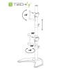 Techly ICA-LCD 2520V monitor mount / stand 68.6 cm (27") Desk Black