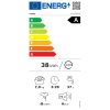 Candy EY 26SB7-S Washing Machine, A, Front loading, Capacity 7 kg, Depth 46.7 cm, 1200 RPM, White | Candy
