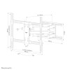 TV SET ACC WALL MOUNT/WL40S-950BL18 NEOMOUNTS