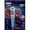 Oral-B | Electric Toothbrush with Travel Case | Vitality PRO Kids Spiderman | Rechargeable | For children | Number of brush heads included 1 | Number of teeth brushing modes 2 | Blue