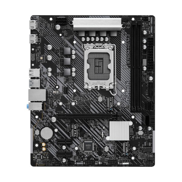 Mainboard|ASROCK|Intel B760 Express|LGA1700|Micro-ATX|Memory DDR5|Memory slots 2|2xPCI-Express ...