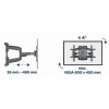 TV SET ACC WALL MOUNT 32-75