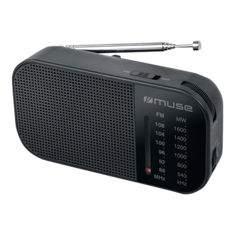 Muse | M-025 R | Portable radio | Black