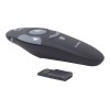 Gembird | Wireless presenter with laser pointer | WP-L-01 | Black | Depth 25 mm | Height 105 mm | Red laser pointer. 4 buttons to control most used PowerPoint presentation functions. Interface: USB. Presenter control distance: up to 10 m. | Yes | Weight 6