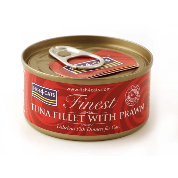 FISH4CATS Tuna fillet with prawn - ...