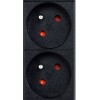 EnerGenie EG-PDU-9F2F Power distribution unit (PDU), 10 pcs C13 sockets, 1U, 16A, C20 plug 2 m cable, black