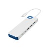 Hyper HyperDrive Flex 9 Port Dual 4K HDMI USB-C Hub, Blue | Hyper