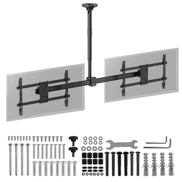 Maclean ceiling mount for two TVs, ...