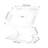 MEDIA-TECH Laptop Stand – Laptop Stand MT2661W (white)