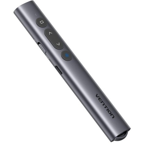 Bezprzewodowy wskaźnik do prezentacji Vention z zielonym laserem + przyciskami i wbudowanym akumulatorem