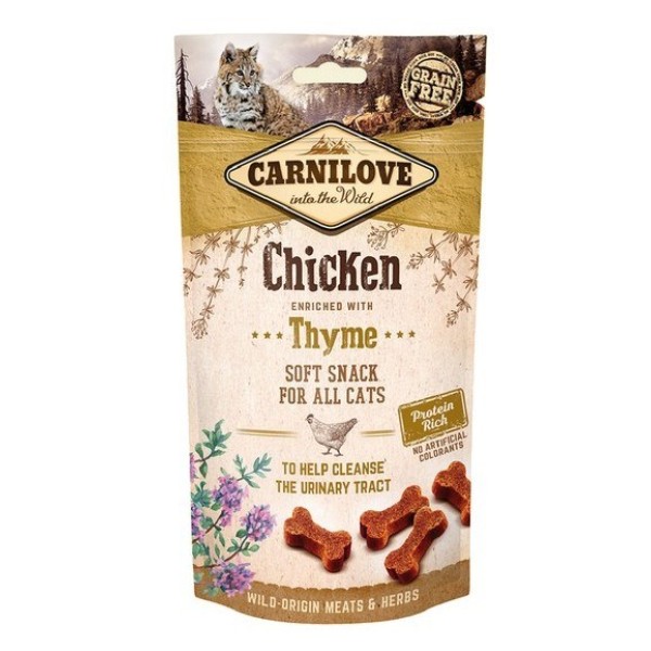 CARNILOVE Semi-Moist Snack Chicken & Thyme ...