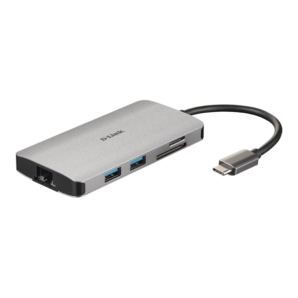 D-Link | 8-in-1 USB-C Hub with ...