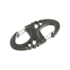 Mil-Tec S-Hook snap hook set - Green